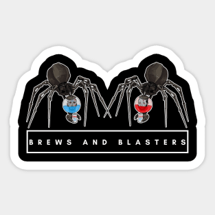 Brews and Blasters B'omarr Monks Sticker